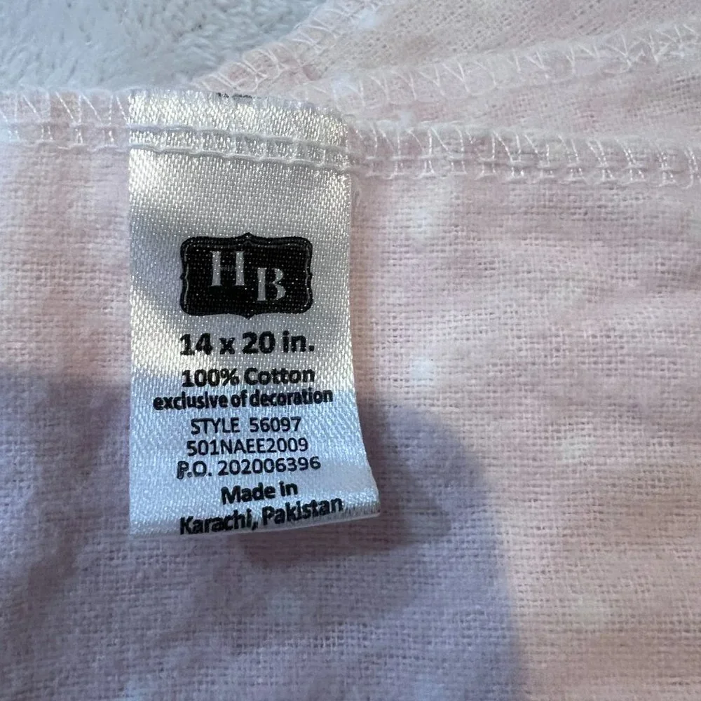 Two New Hudson Baby Burp Cloths 18 x 11